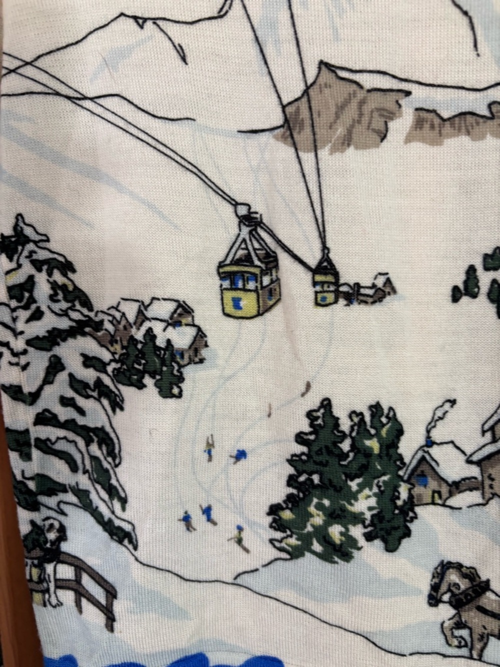 Rare Collectable J.Crew Vintage Ski Scene Sweater Merino Wool Size Small - Picture 6 of 12